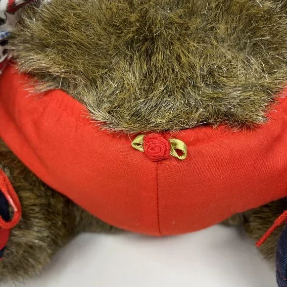 Build-A-Bear Chubby Cubby Vintage Plush‎ Teddy Pinafore Dress Shoes Has Orig Tag - Picture 10 of 15